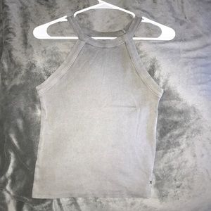 American Eagle Gray High Neck Tank Top!